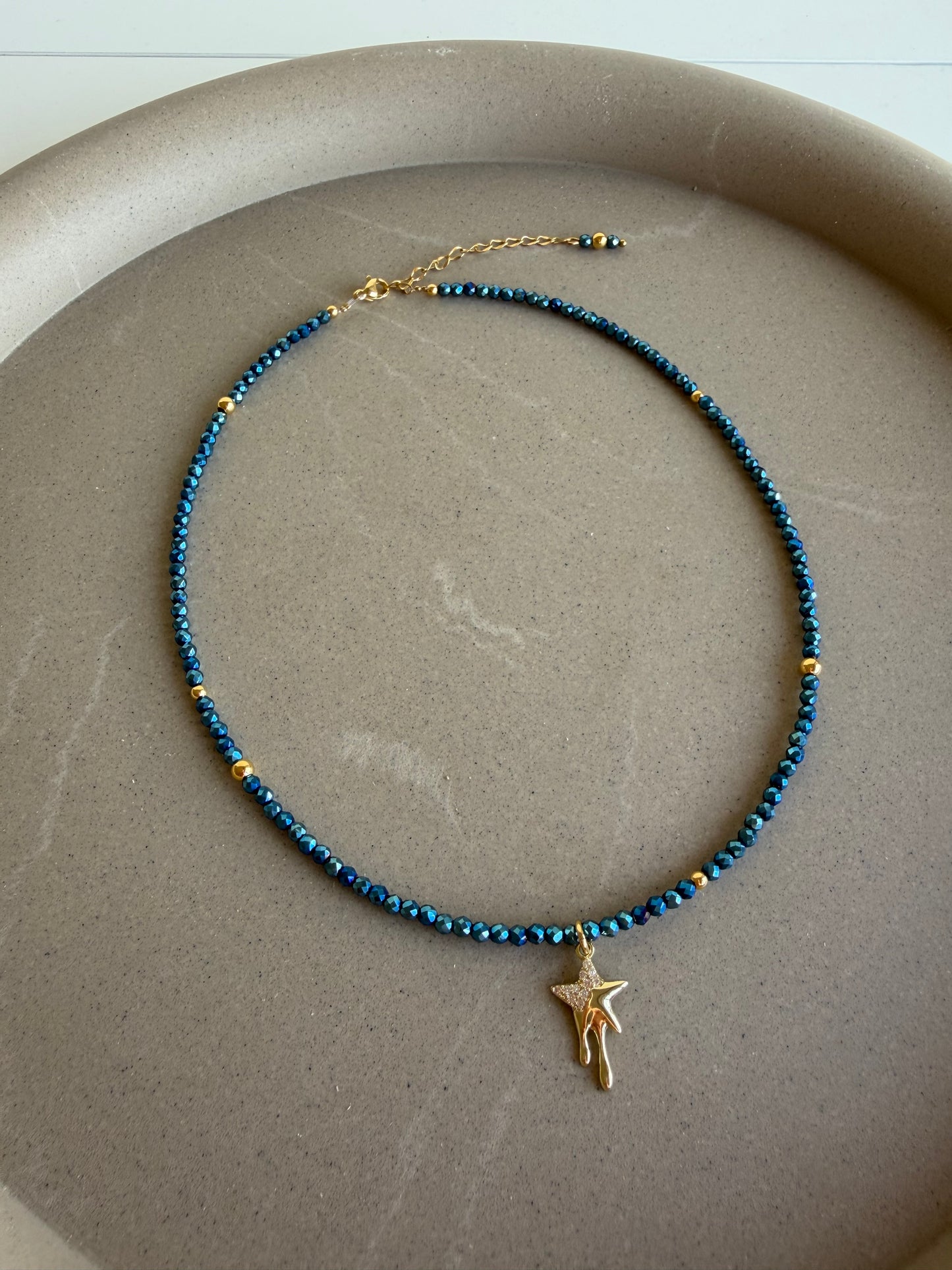 Blue nova necklace