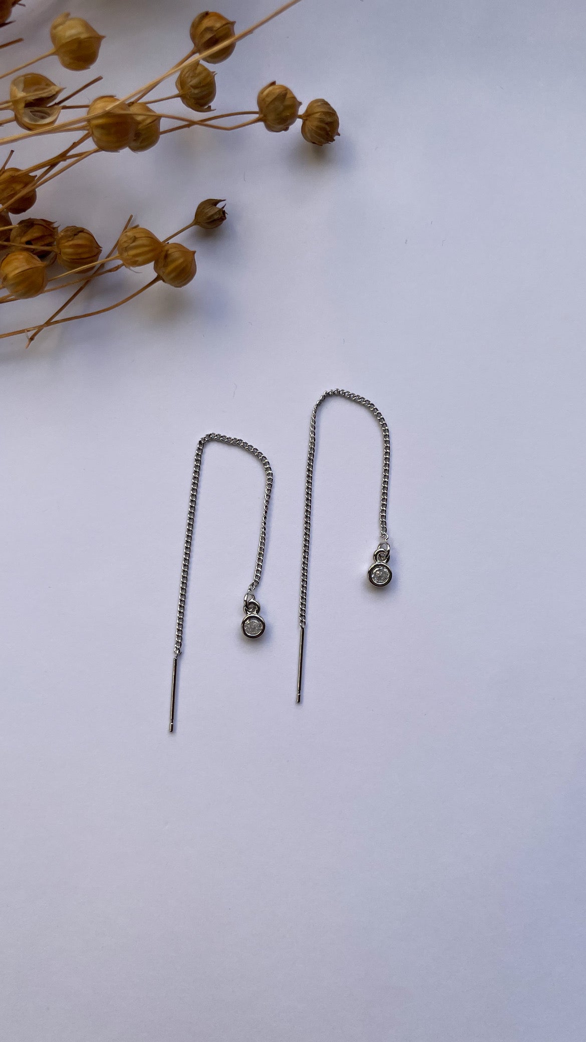 Ear chain classic silver