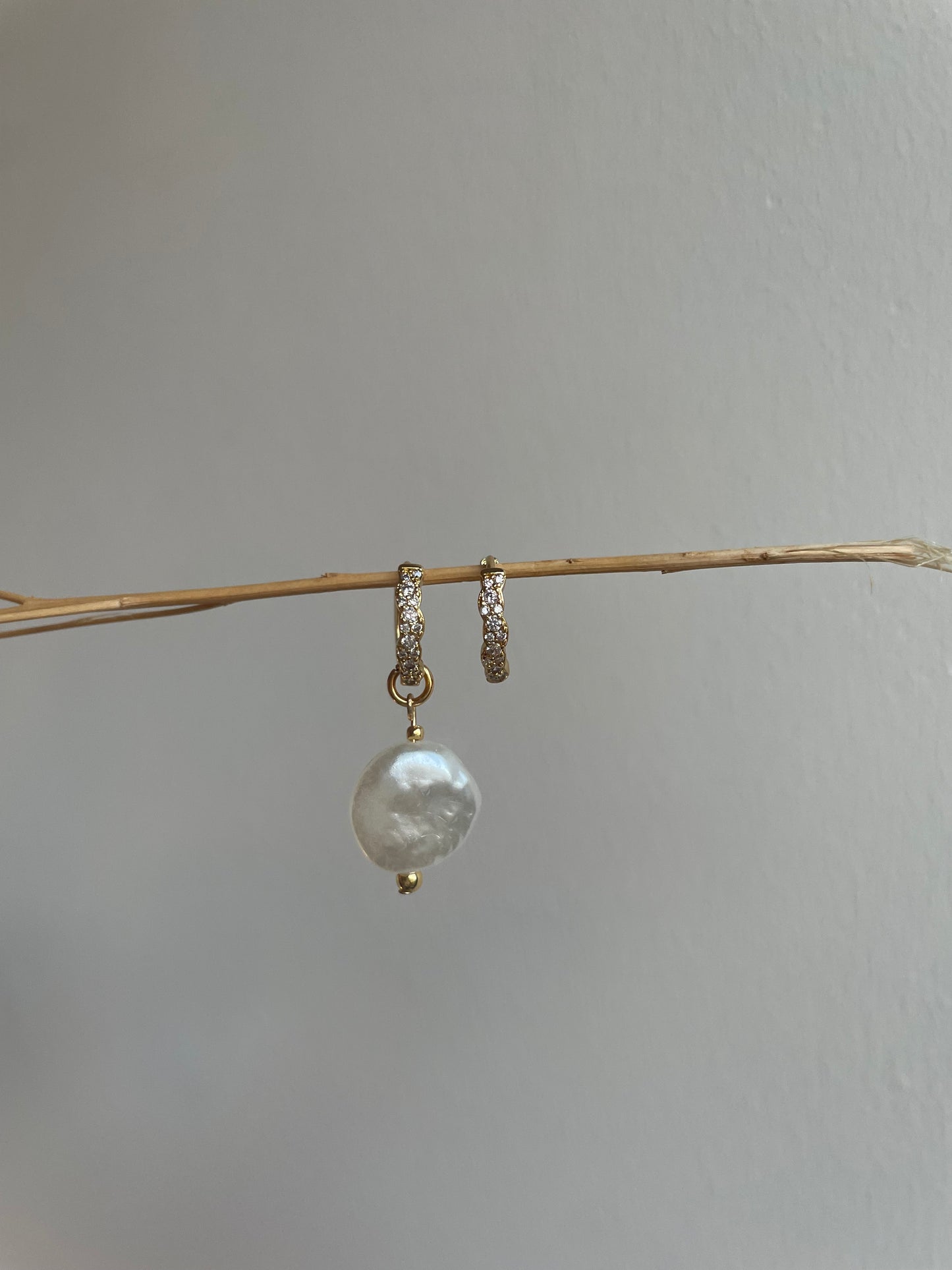 Oorringen diamant 1,5cm (1st)