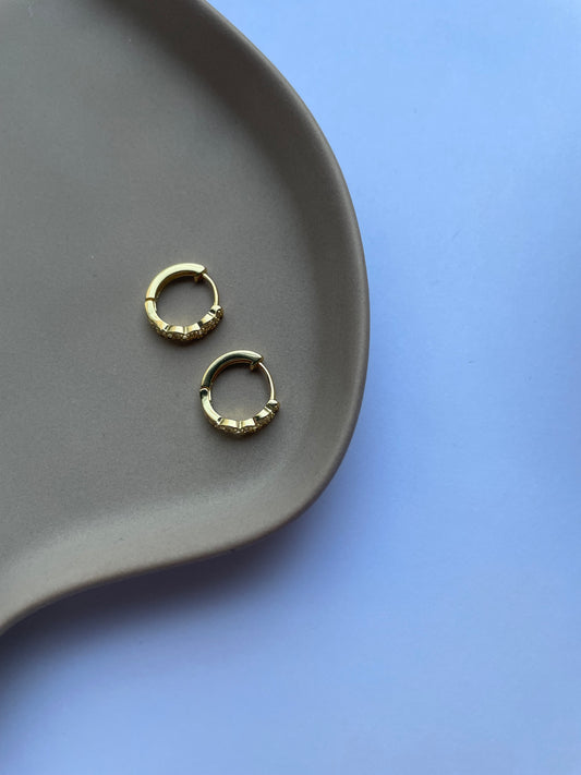 Oorringen diamant 1,5cm (1st)