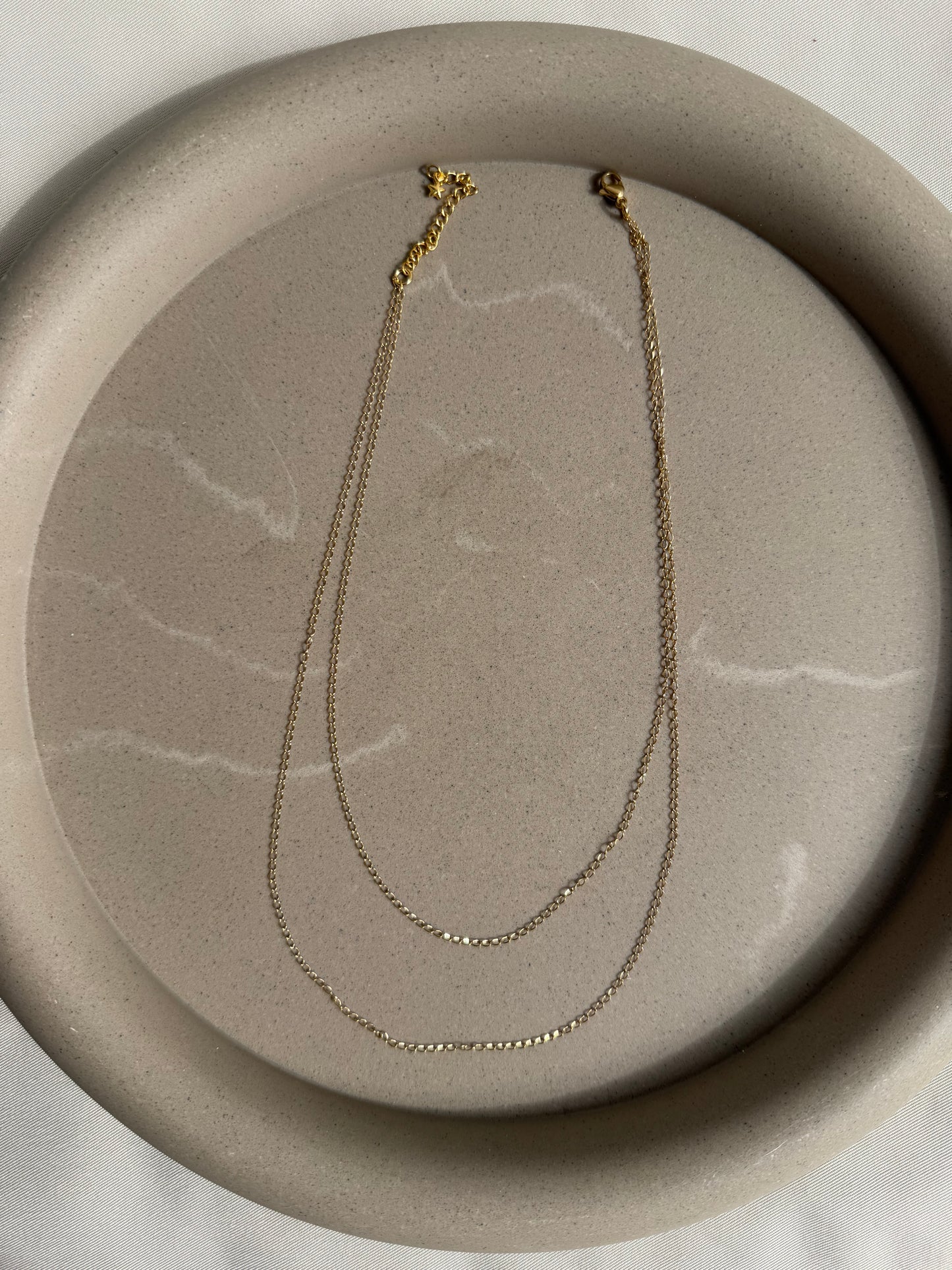 Double Layered Gold Necklace