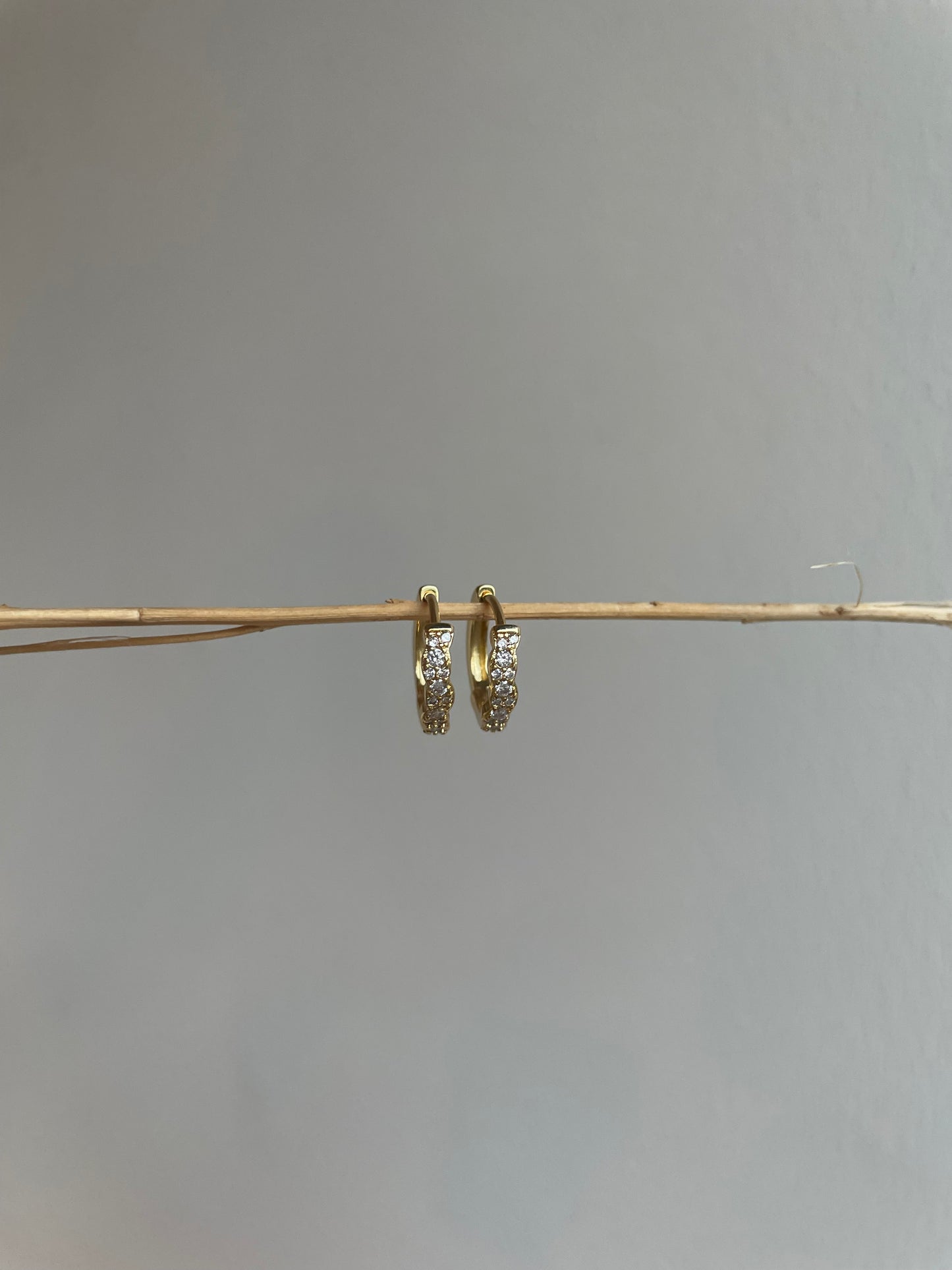 Oorringen diamant 1,5cm (1st)