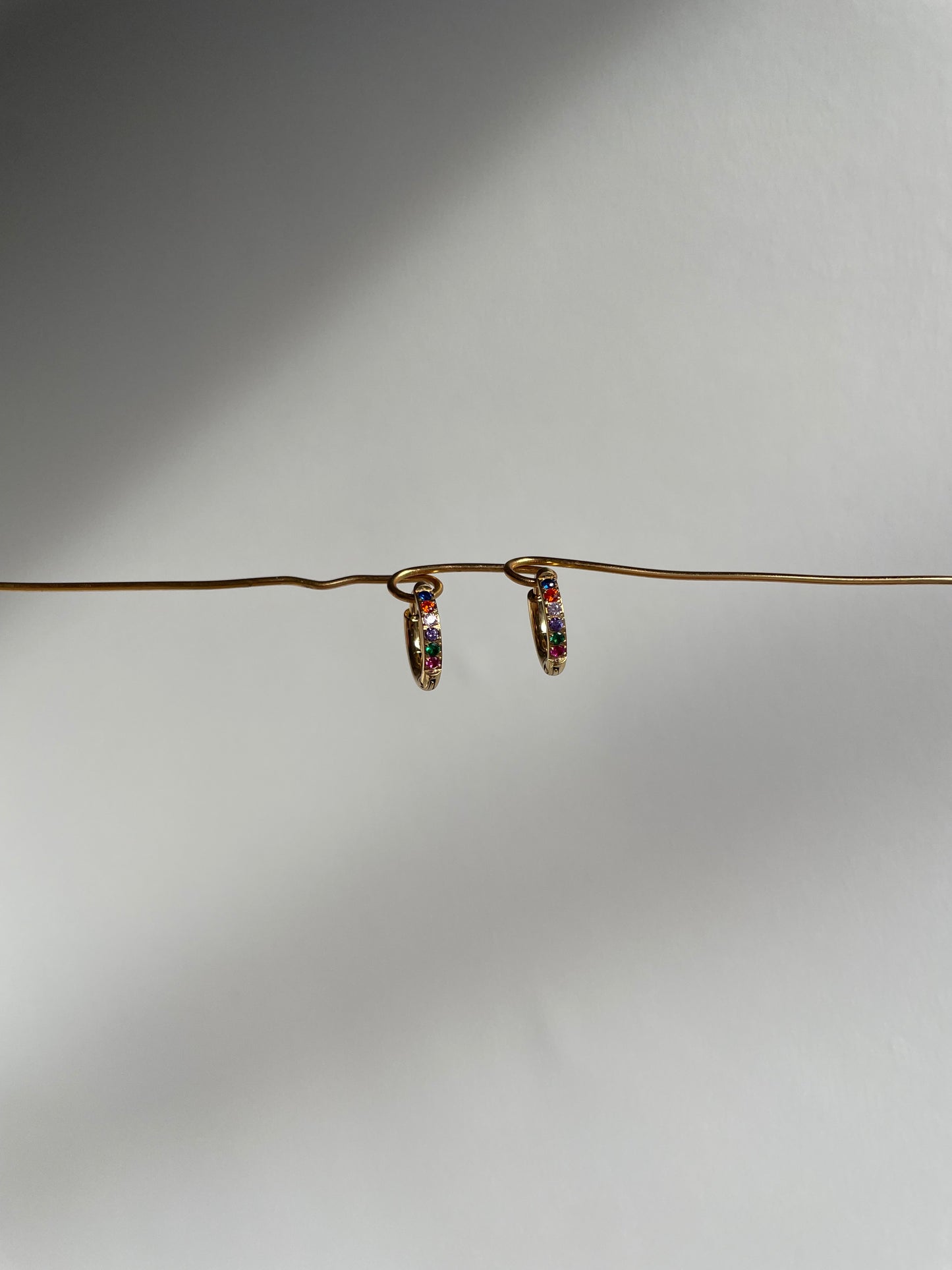 Oorringen rainbow 1,1cm (1st)