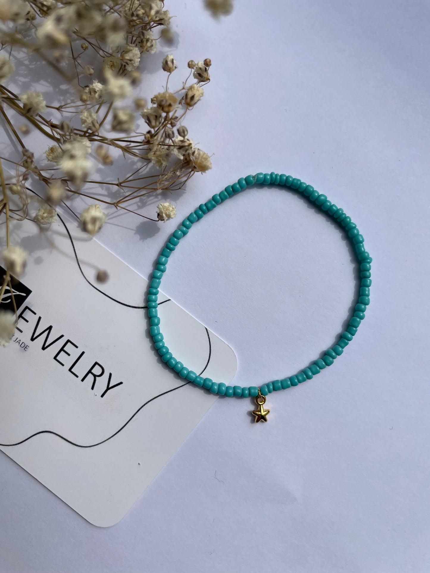 Armbandje blauw mini