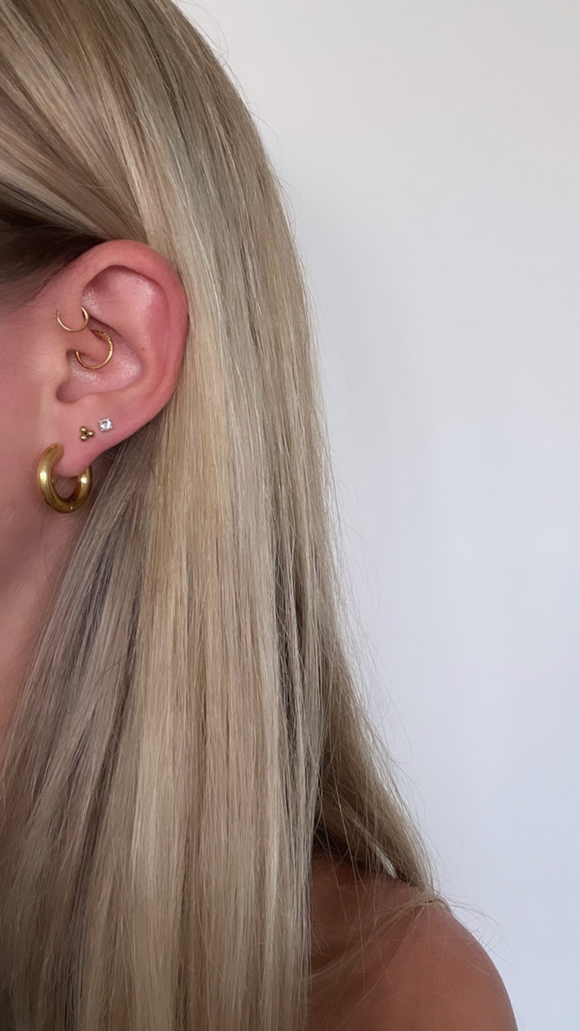 The bold earrings