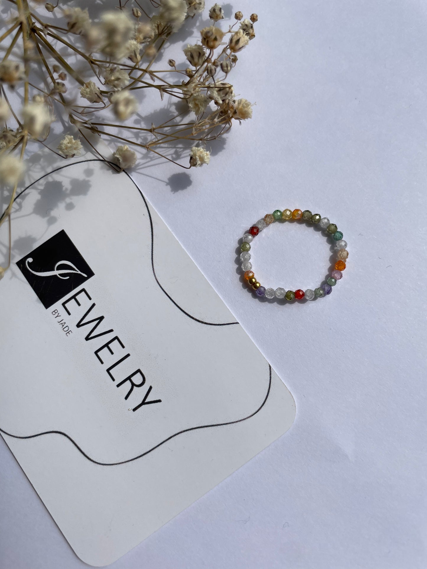 Ring Zirkonia multicolour
