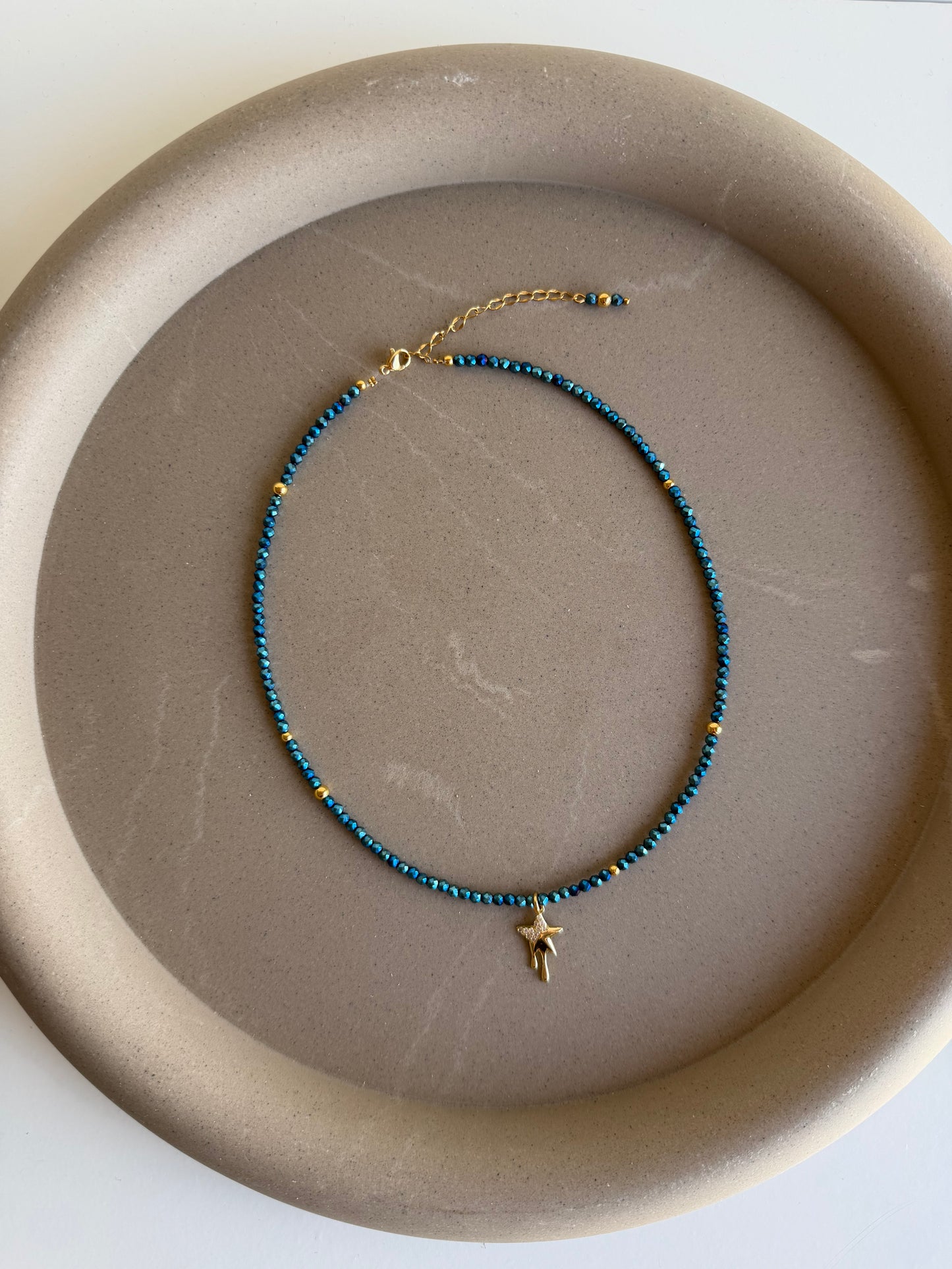 Blue nova necklace