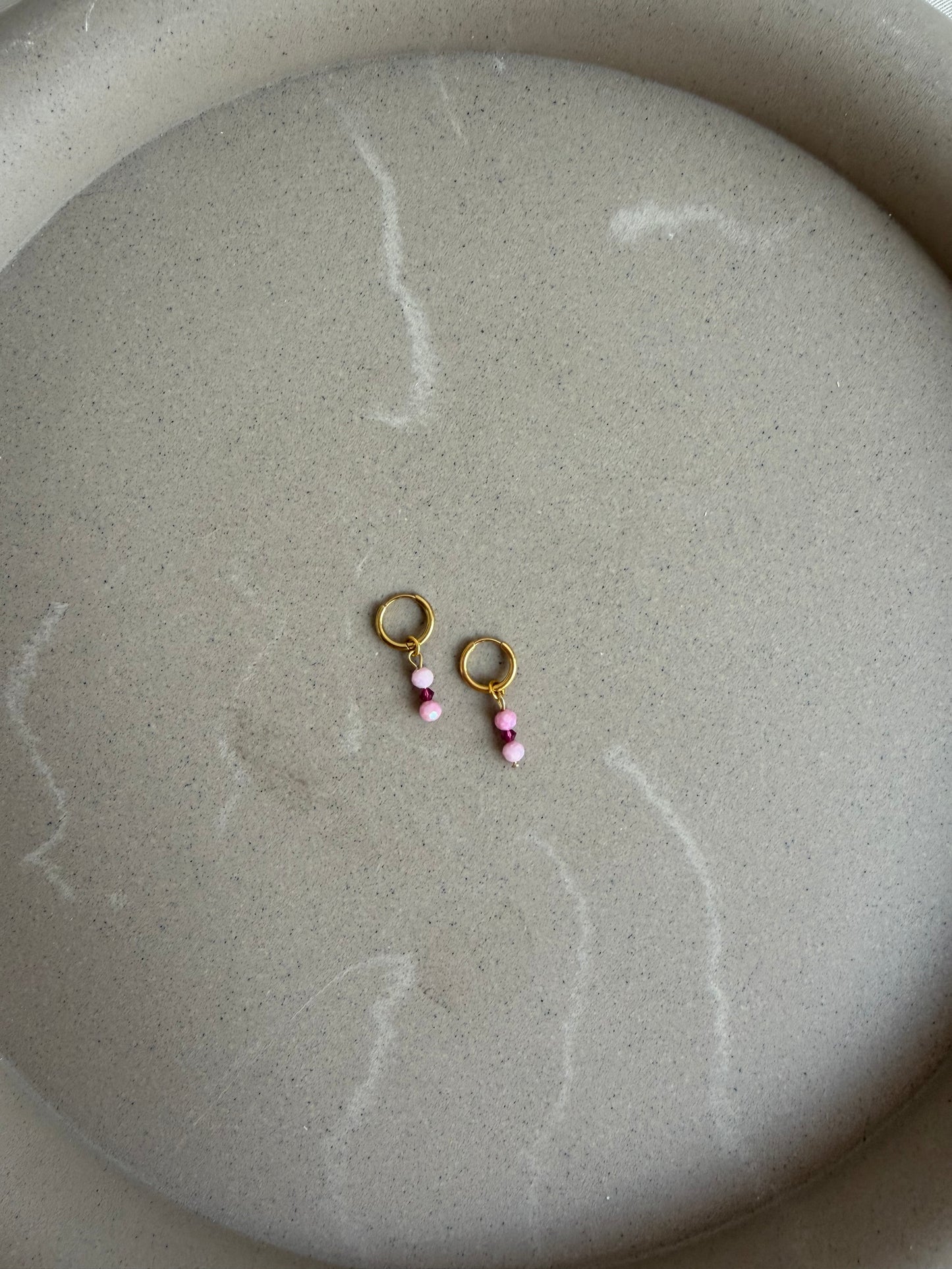 Blush earrings