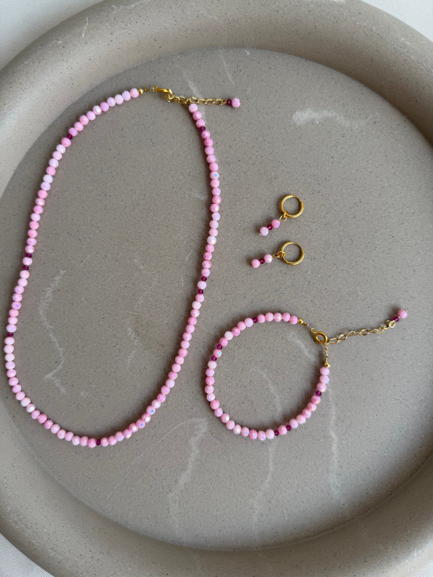 Blush earrings
