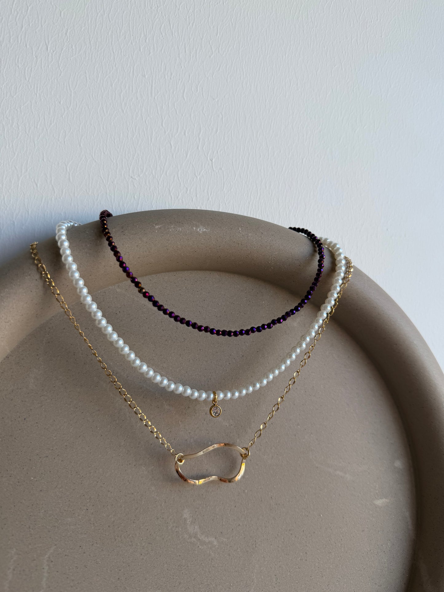 Pearl glow necklace