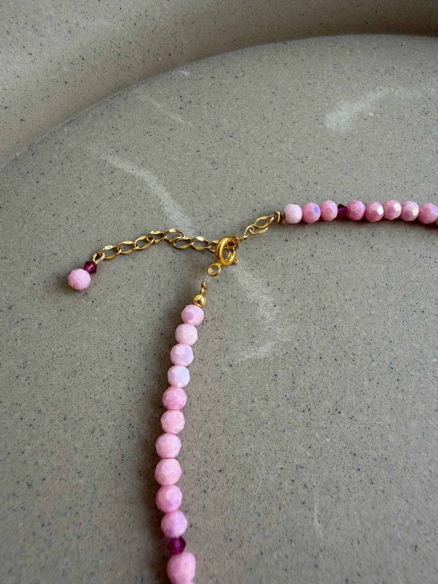 Blush necklace