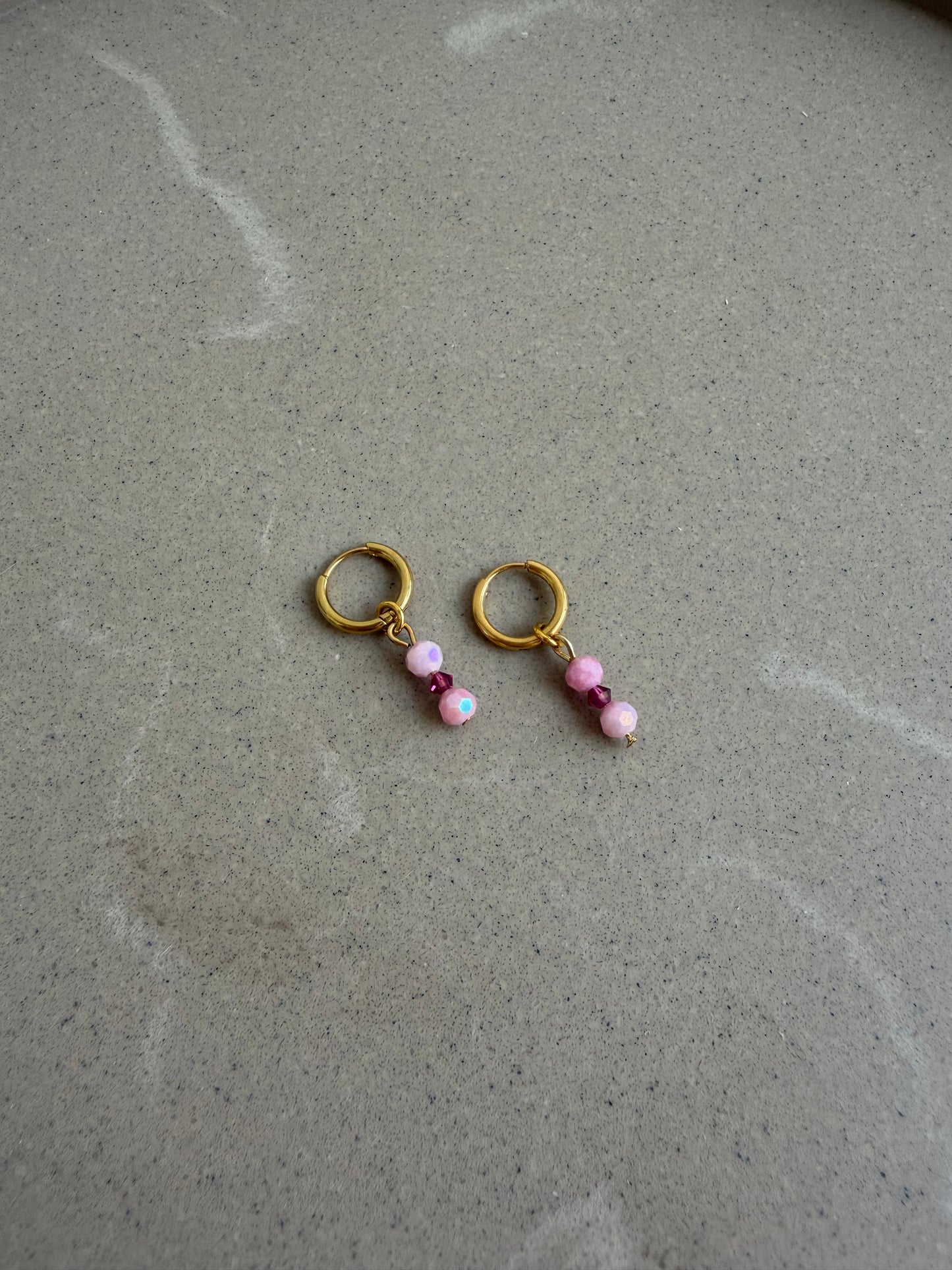 Blush earrings