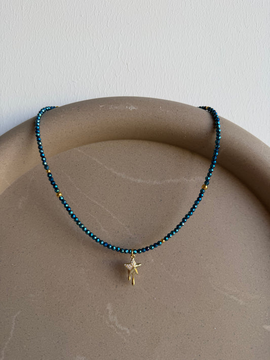 Blue nova necklace