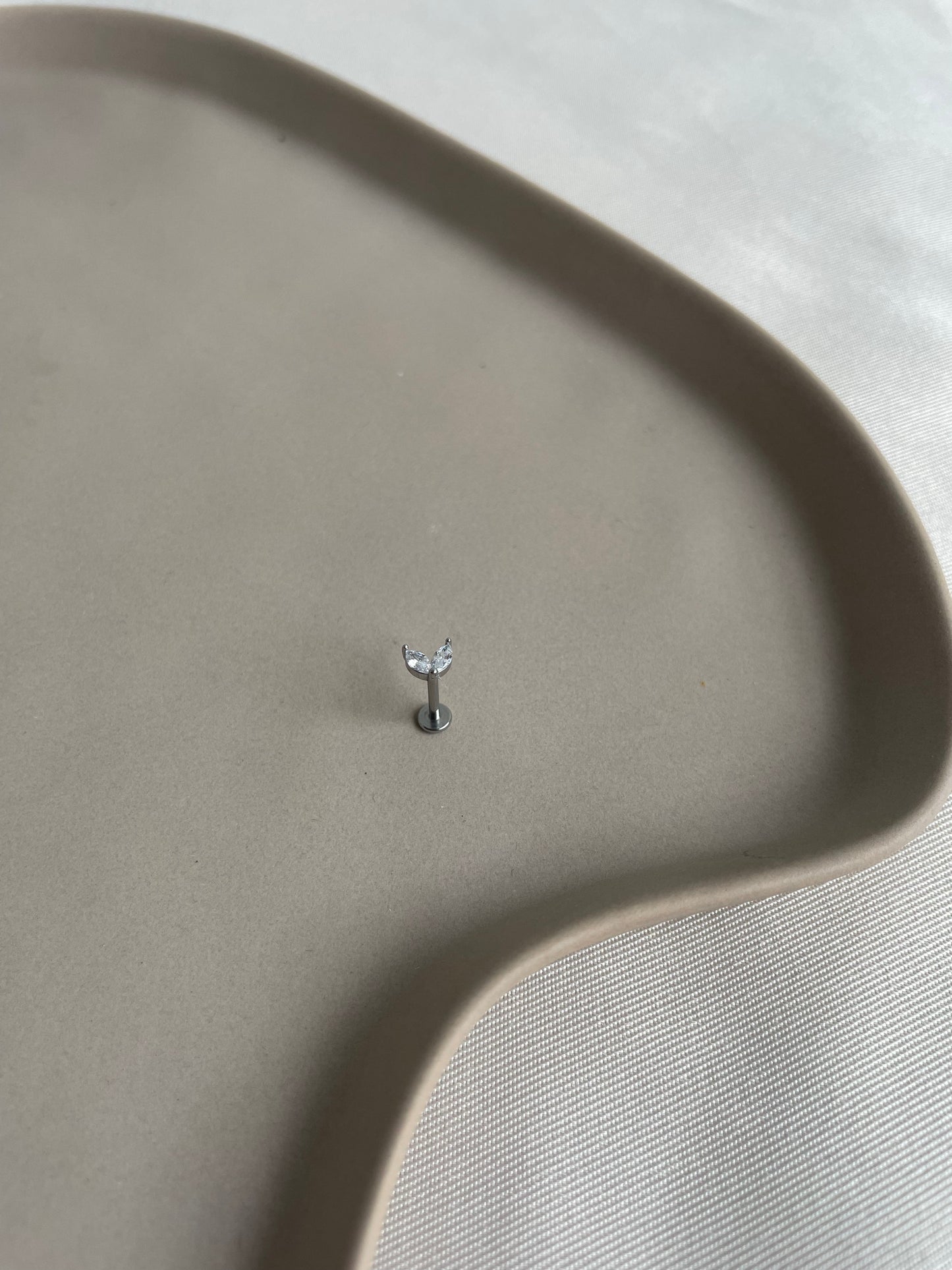 Piercing silver leaves