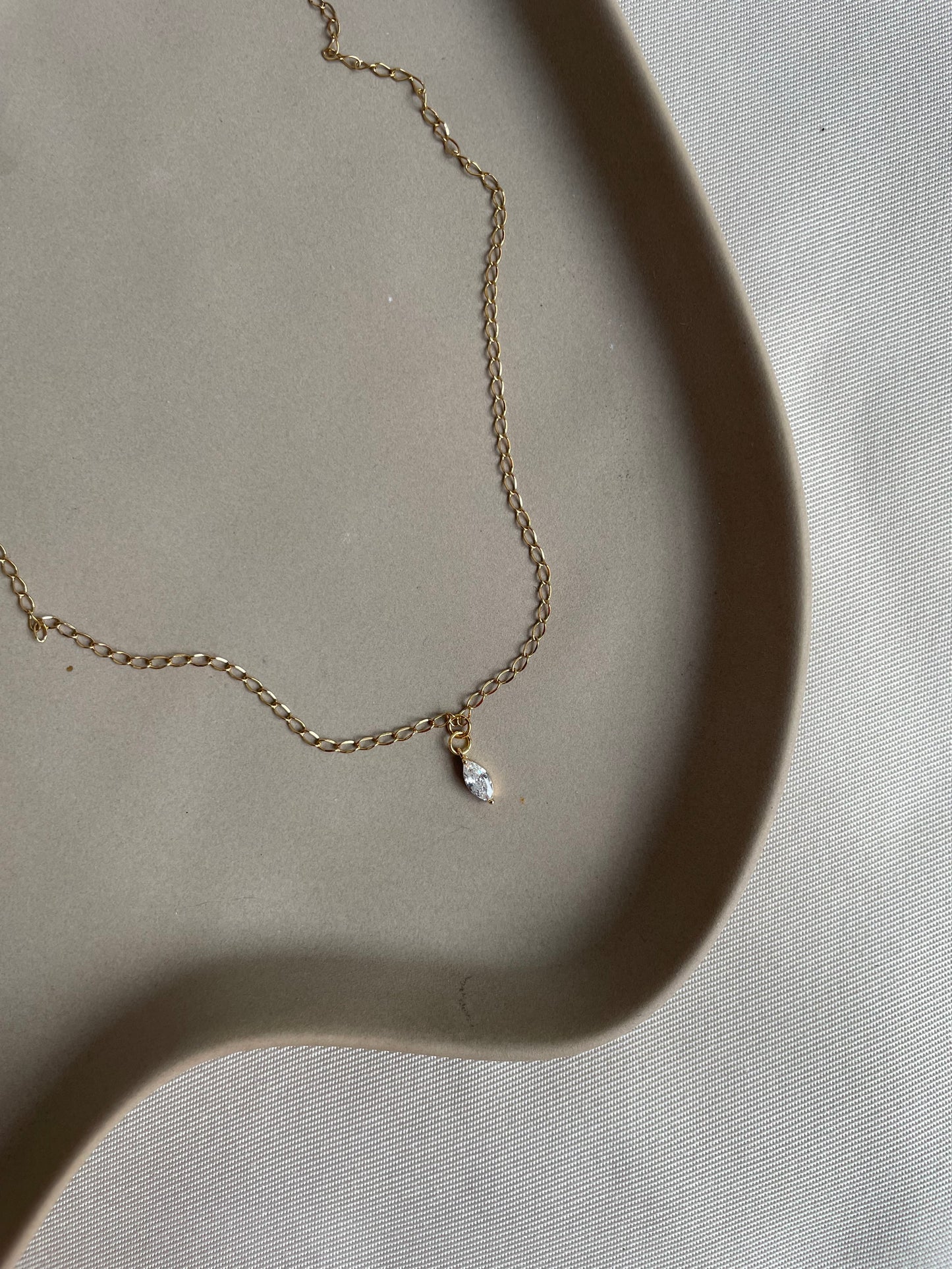 Little diamond ketting