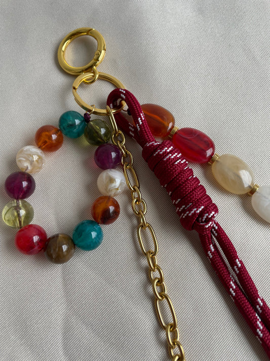 Bag charm “Autumn glow”