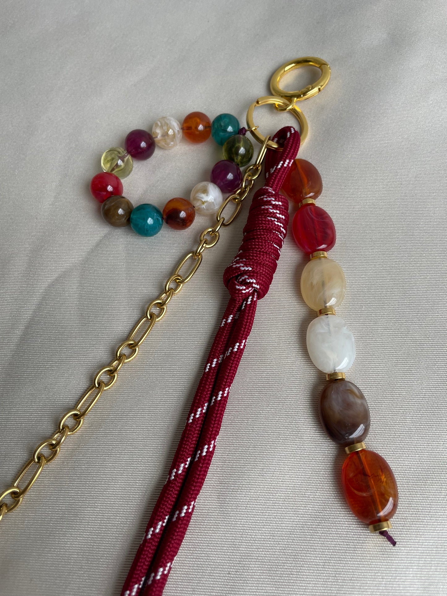 Bag charm “Autumn glow”