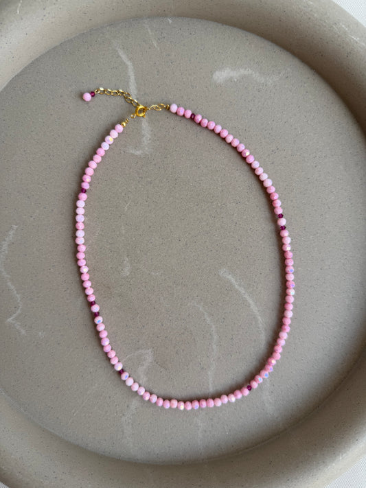 Blush necklace