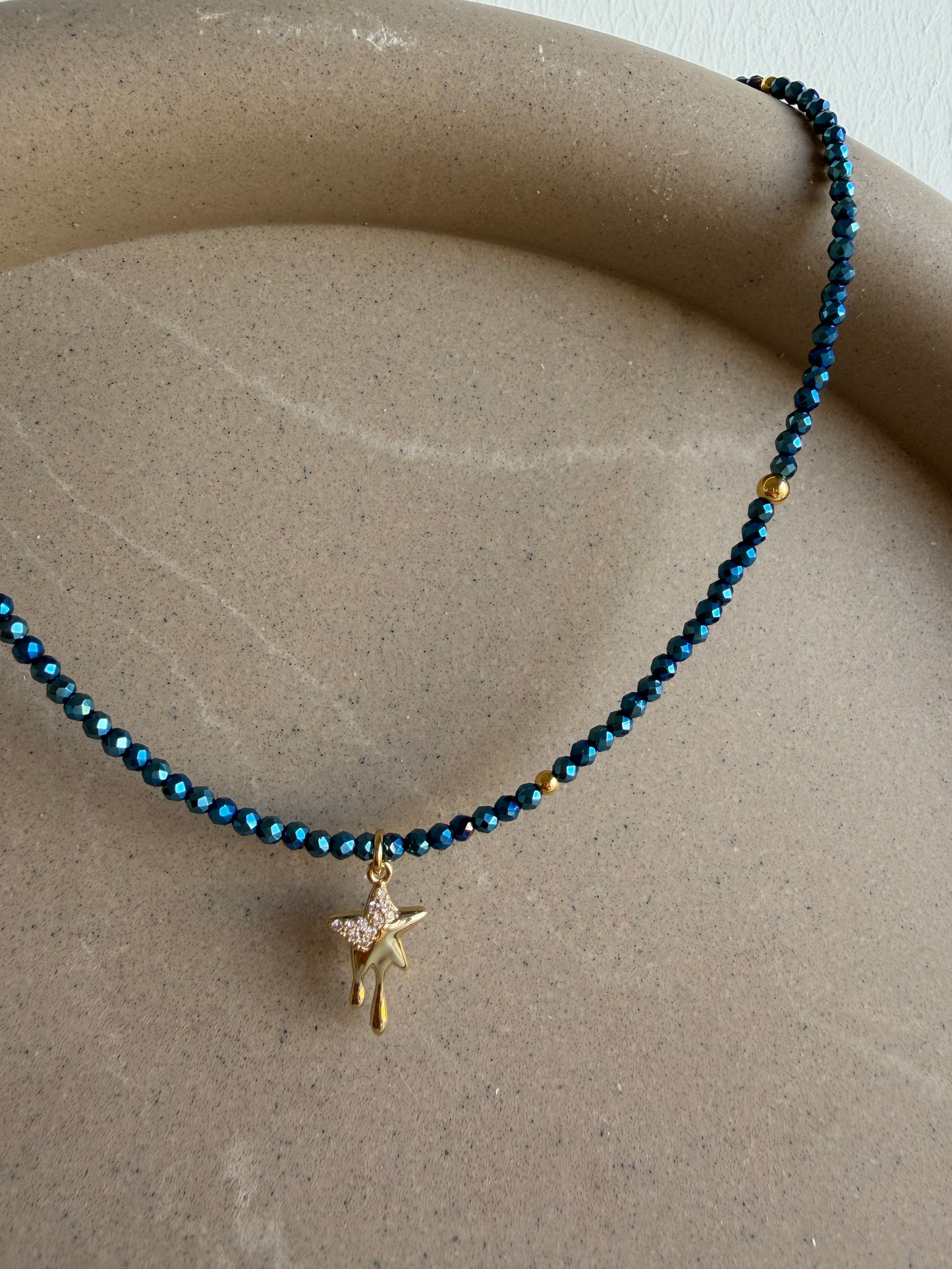 Blue nova necklace