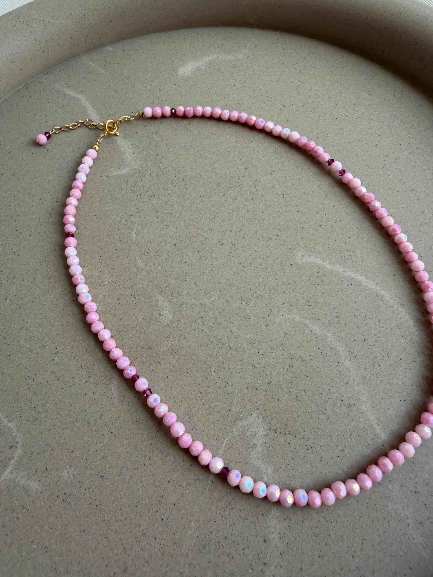 Blush necklace