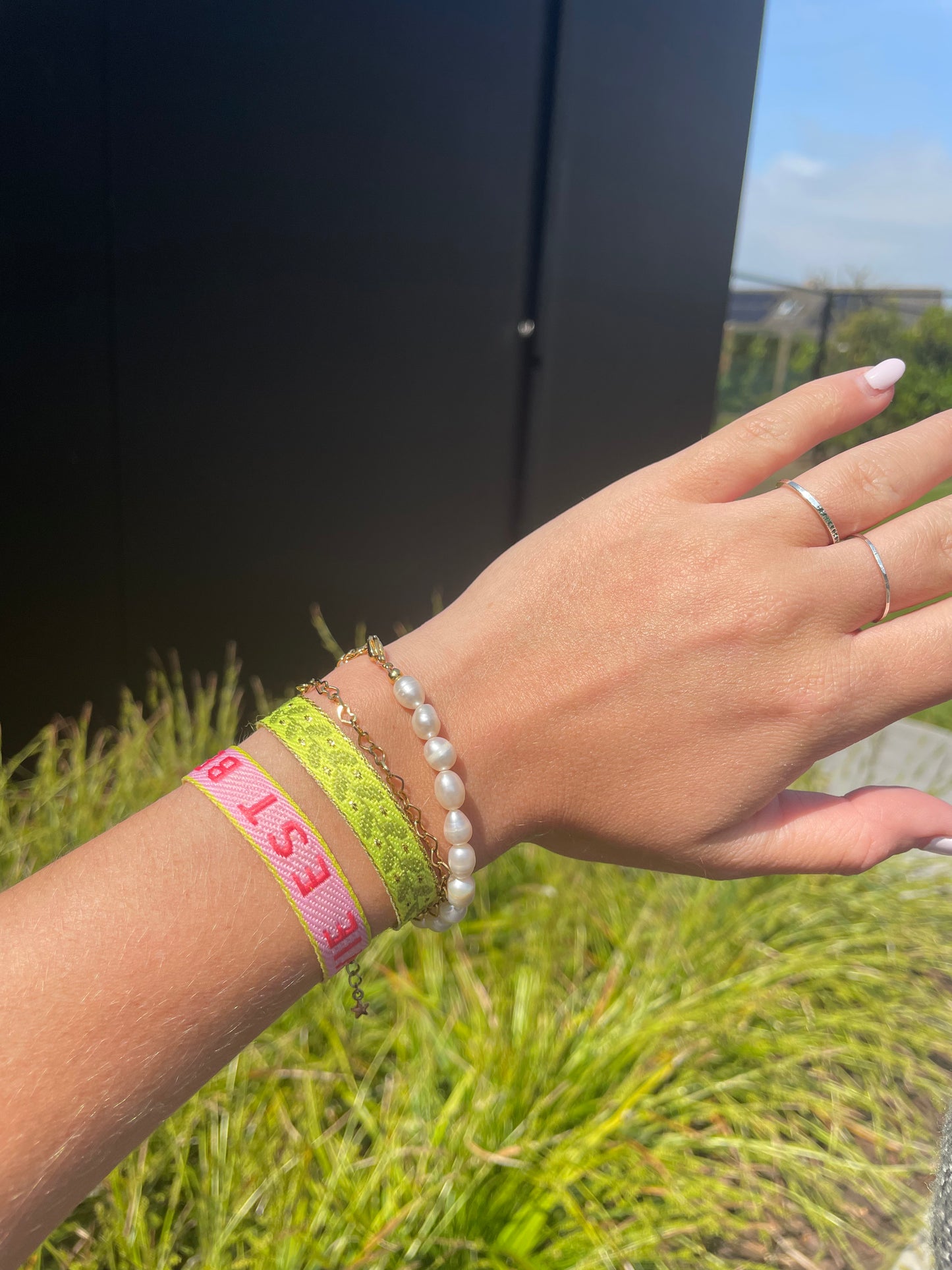 Armband zoetwater parels