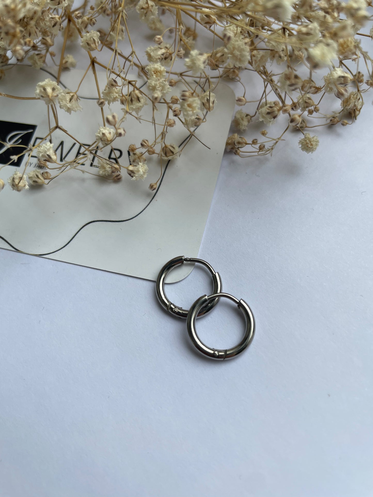 Mini hoops zilver