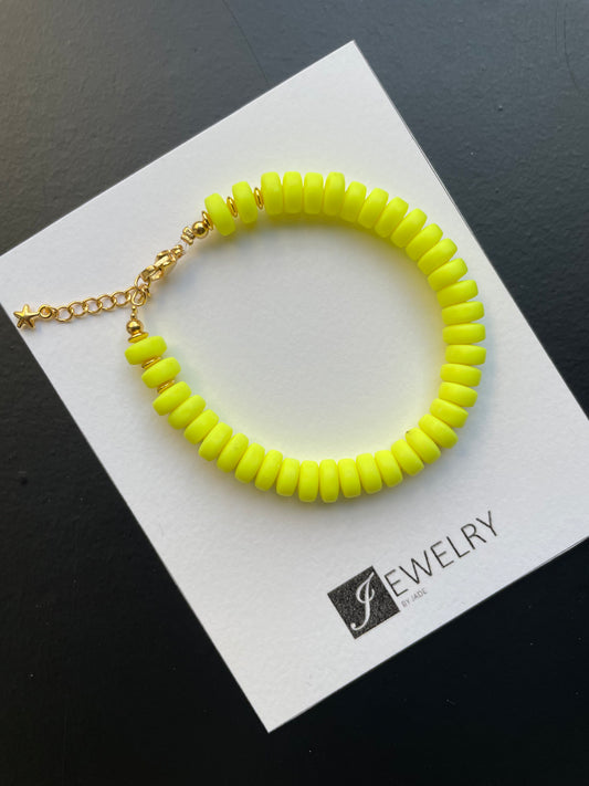Armband neon yellow